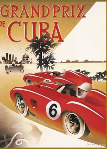 Old Grand Prix Cuba poster