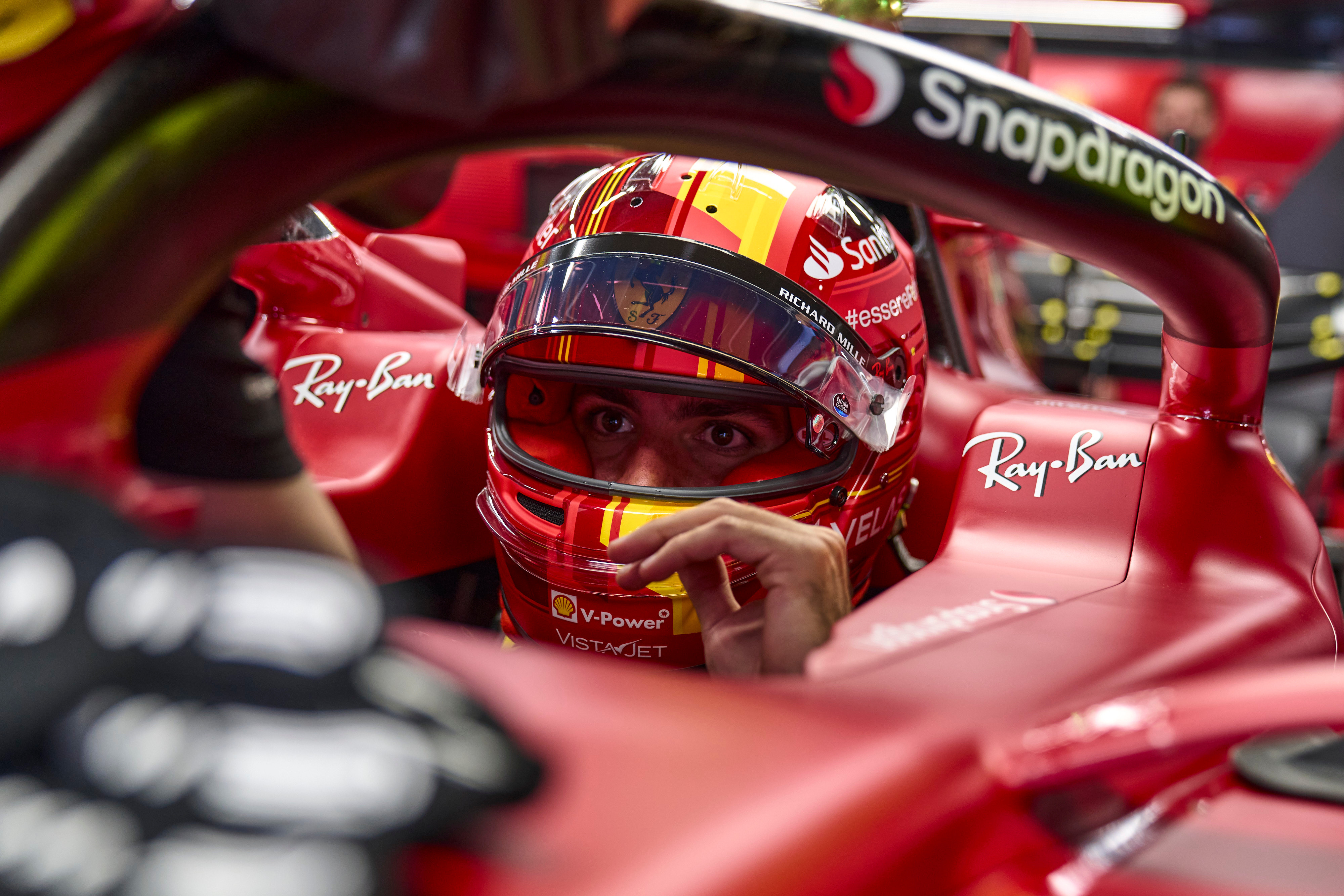 Ferrari driver Carlos Sainz