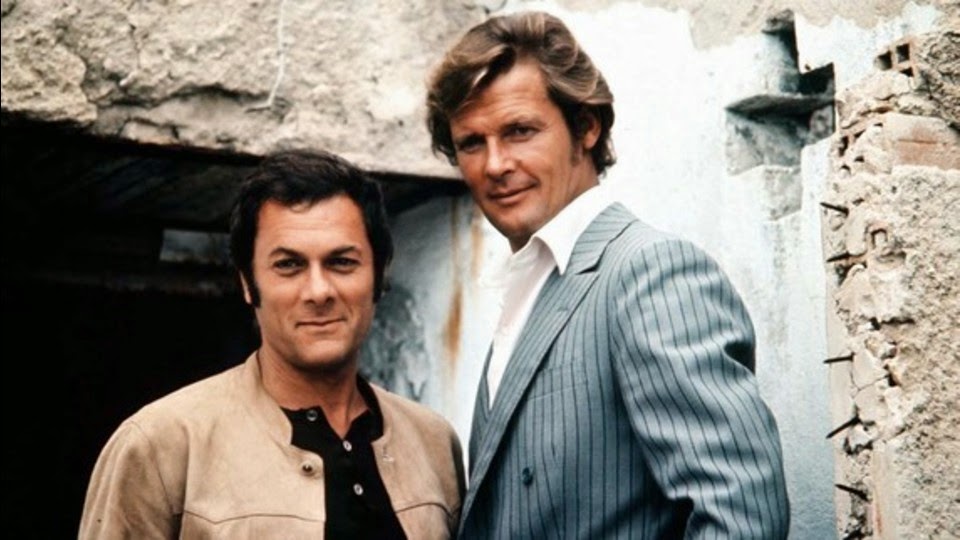 Roger Moore and Tony Curtis