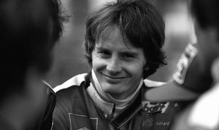 Gilles Villeneuve at the 1978 Monaco Grand Prix.
