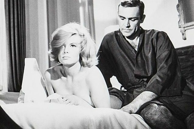 Sean Connery and Molly Peters