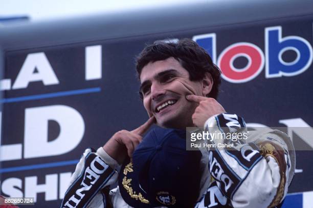Nelson Piquet, Grand Prix of Hungary, Hungaroring, 09 August 1987. Photo by Paul-Henri Cahier / Getty Images.