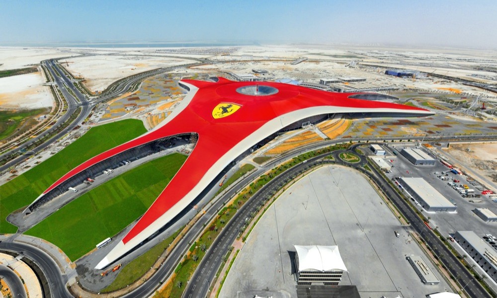 The “Ferrari World” Park.