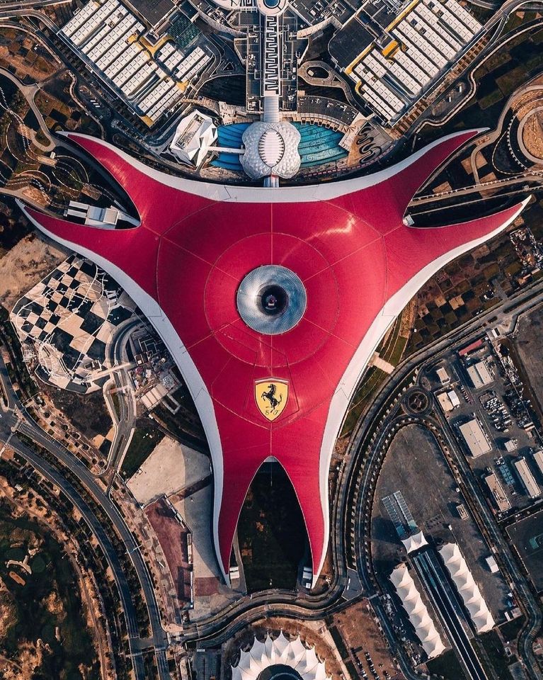 The “Ferrari World” Park.