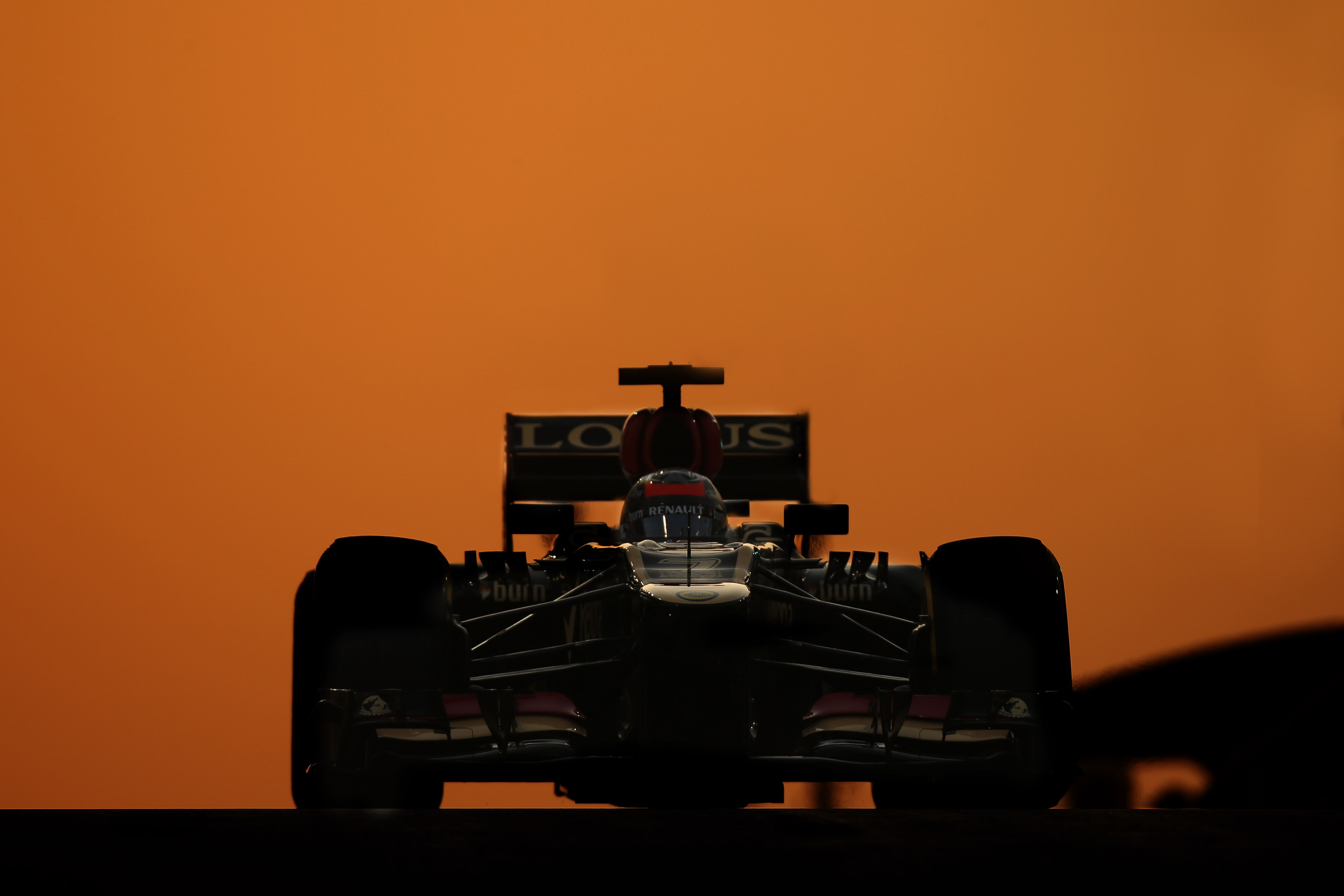 A Formula 1 Lotus at Abu Dhabi.