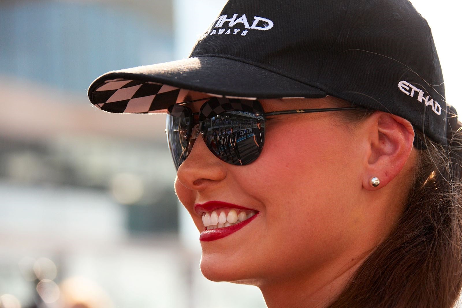 One more grid girl at Abu Dhabi in 2012. 