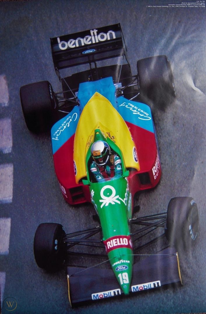 Alessandro Nannini, Benetton B188-Ford 1988. 