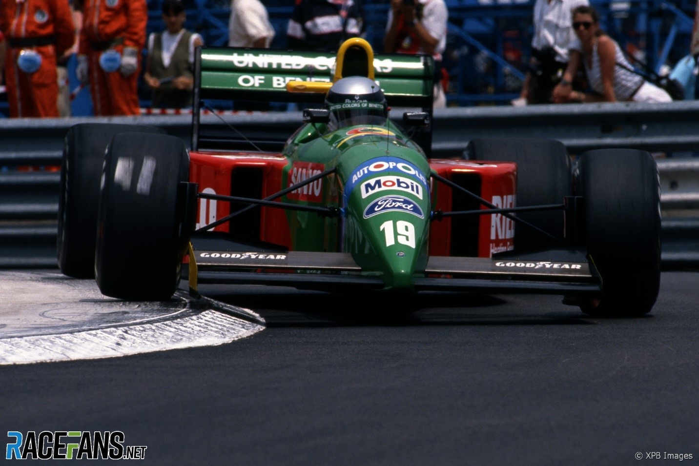 Alessandro Nannini, Benetton, Monaco, 24-27 May 1990.