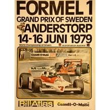 A poster of the 1979 Anderstorp Grand Prix.