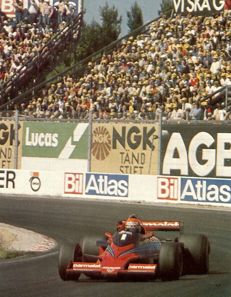Niki Lauda's Brabham-Alfa BT46 during its first and last appearance in 'fan car' guise, it was an easy winner at the 1978 Swedish GP.