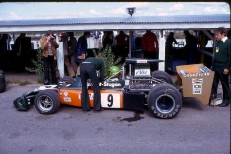 Reine Wisell - on March 741 at Anderstorp, Sweden in 1974 - drove this race as replacement for regular driver Hans-Joachim Stuck, who was away at Hockenheim in Germany contesting the fifth round of the Formula Two Championship season.
