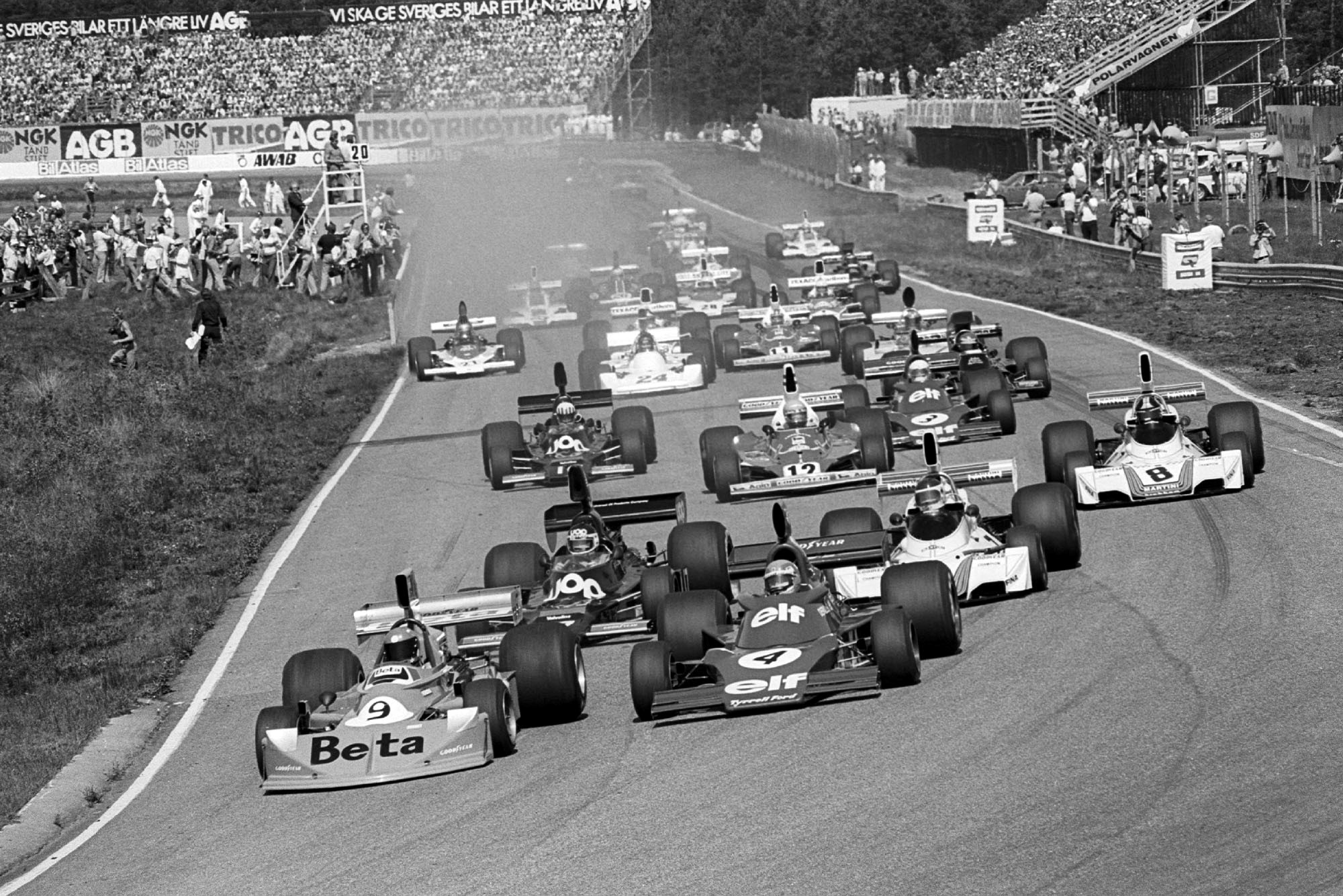 A F1 race at Anderstorp.