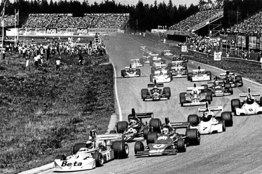 A F1 race at Anderstorp.