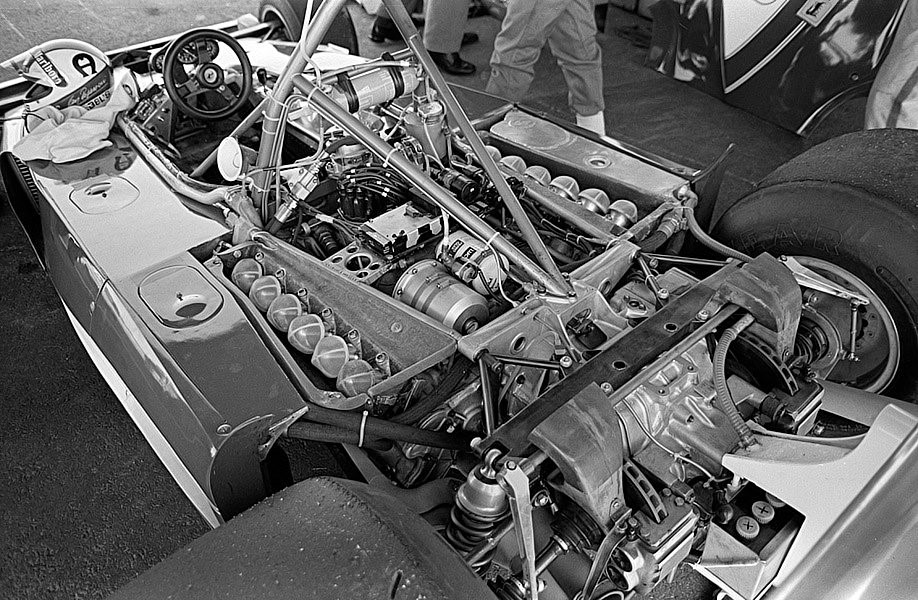 Anderstorp 1975. Clay Regazzoni’s Ferrari 312T.