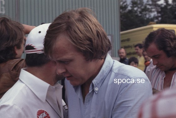 Ronnie Peterson and Gunnar Nilsson, 1977 Anderstorp GP.