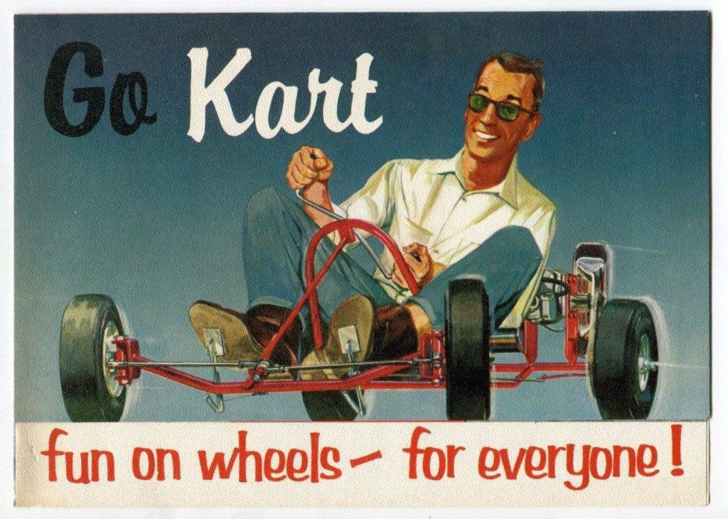 A poster about the go-kart.