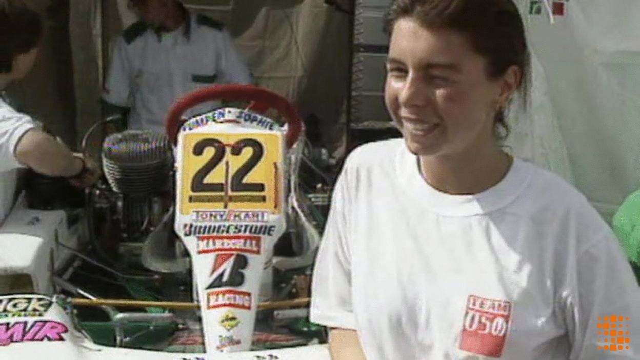 Sophie Kumpen, kart driver.