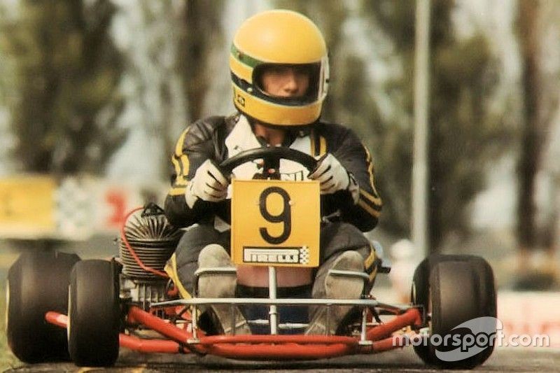 Ayrton Senna's DAP kart from 1981 World Championship.