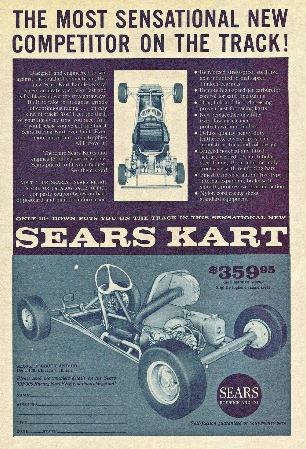 A brochure about the kart.