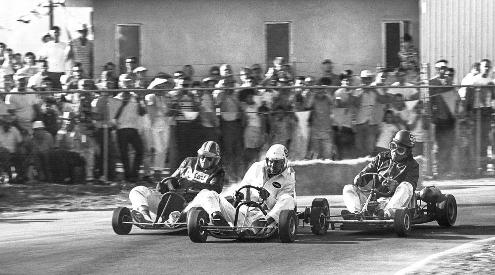 A kart race.