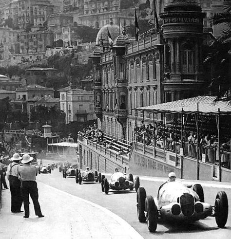 The Grand Prix in Monaco, 1937.
