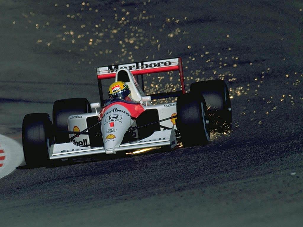 Formula 1 car on racetrack