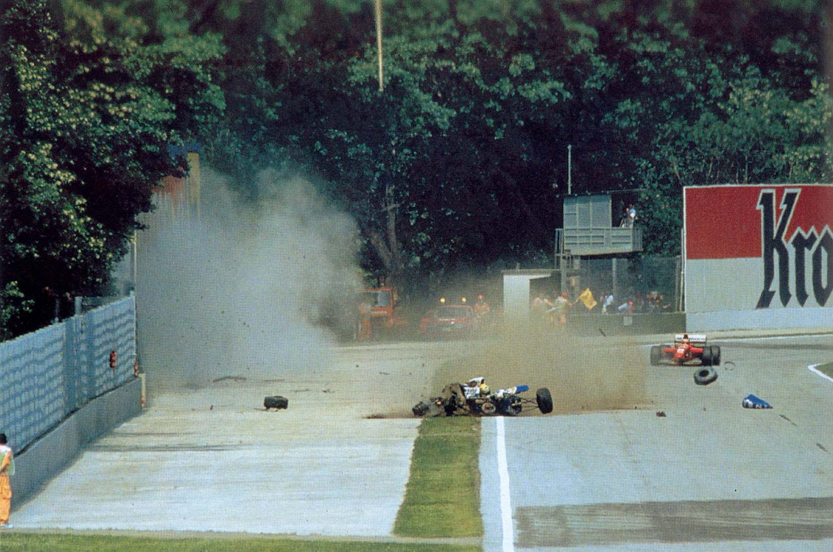 Formula 1 car crash