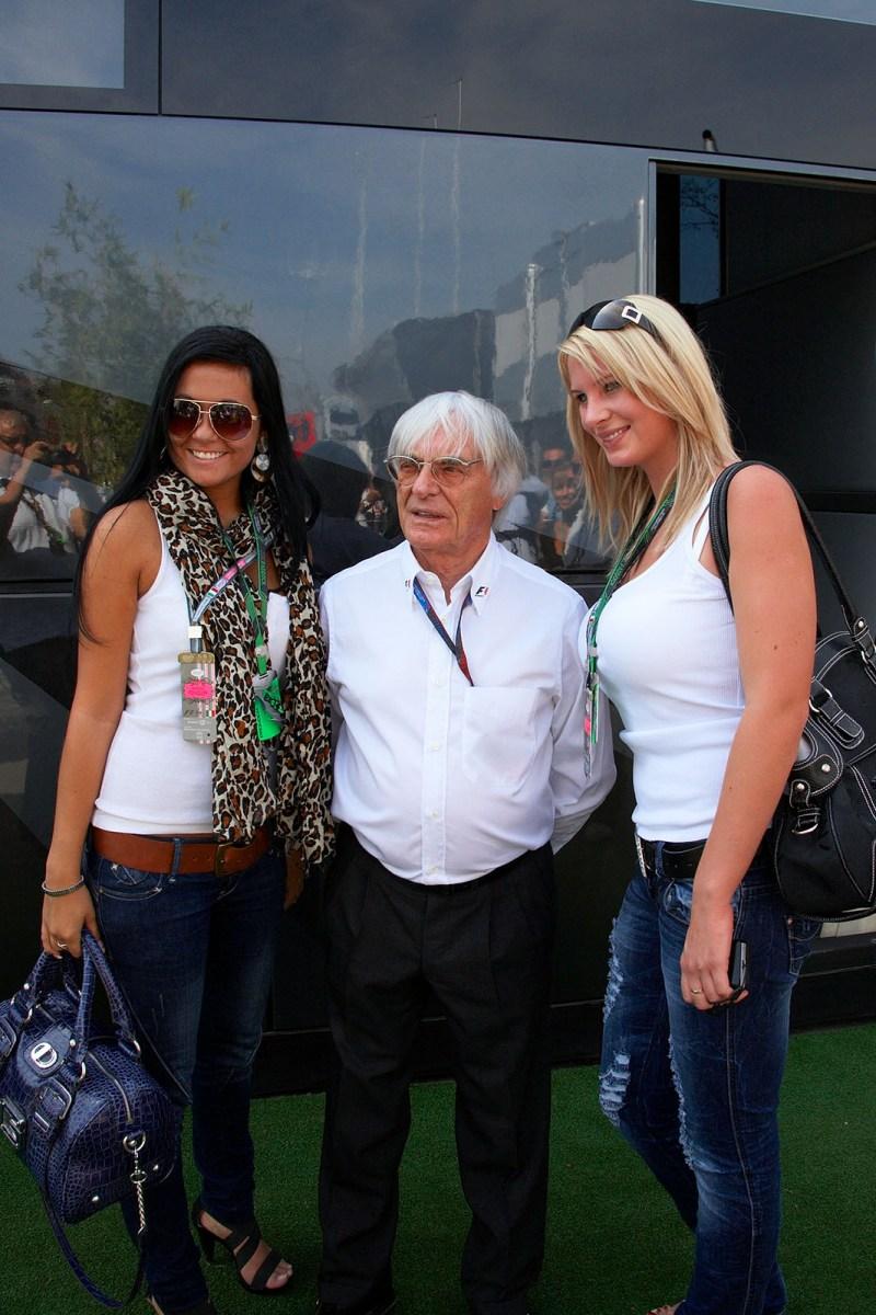 Bernie Ecclestone at Monza in 2010