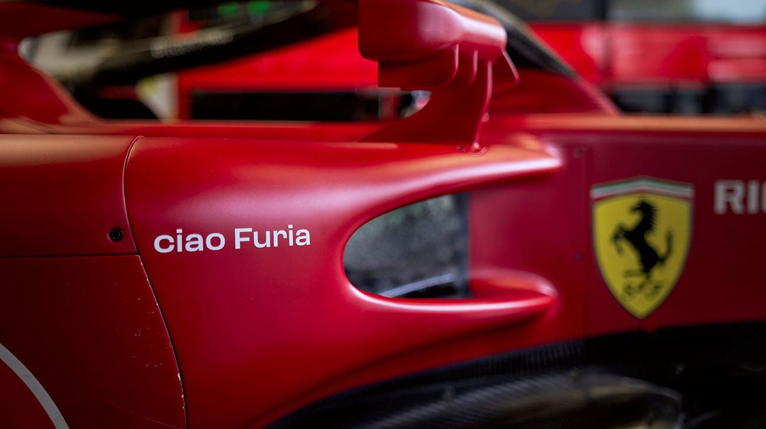 The Ferrari hommage to Mauro Forghieri.