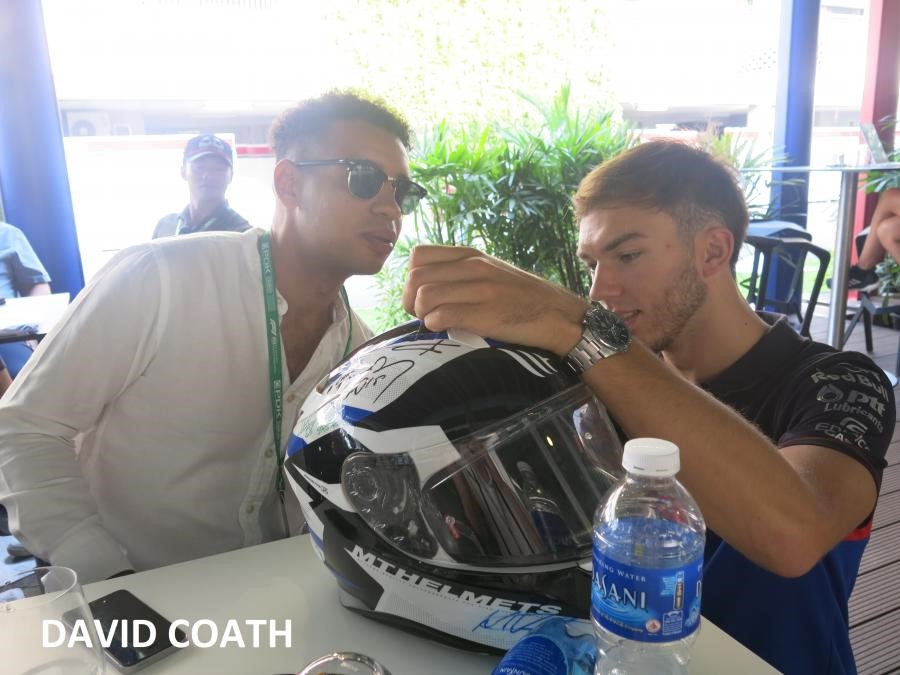 Charaf and Pierre Gasly.