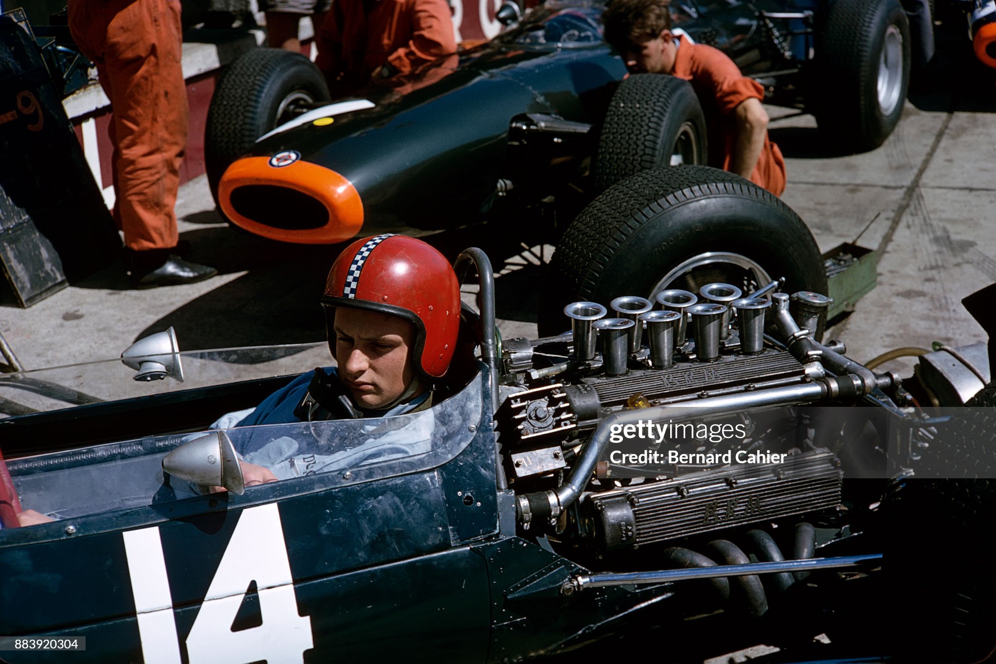Chris Amon in the BRM powered Lotus 25 entered by Reg Parnell, Grand Prix of Germany, Nurburgring, 02 August 1964. 