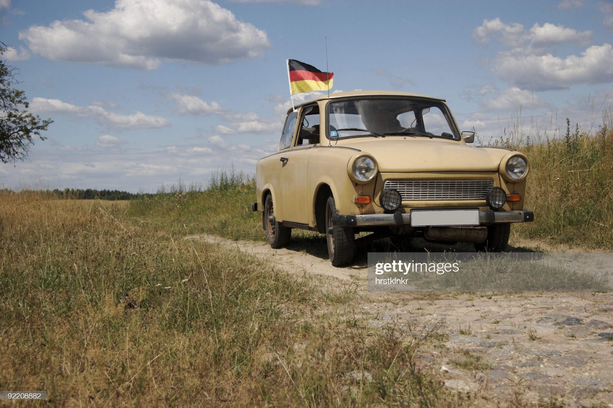 A Trabant, car from GDR, built in 1986.
