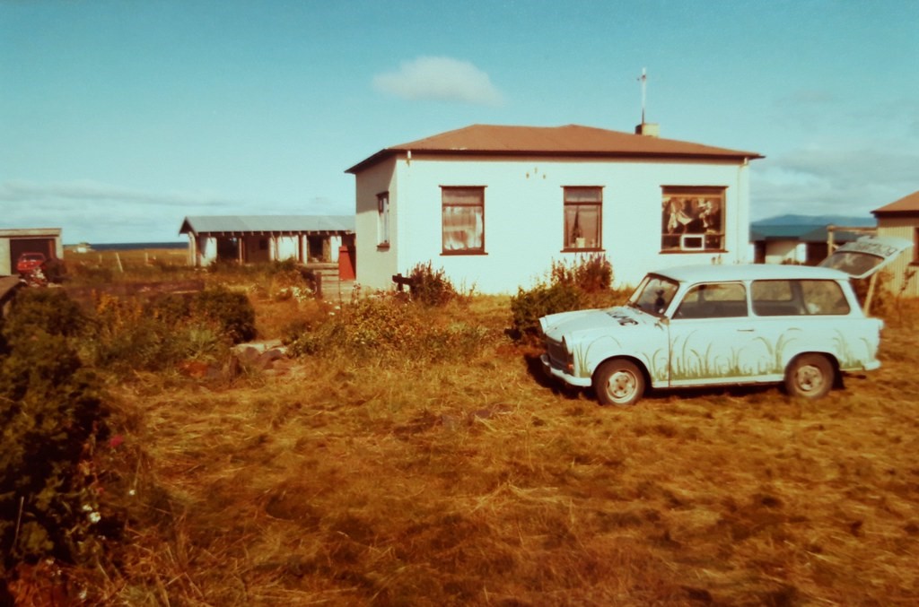 A Trabant in Iceland in 1982.