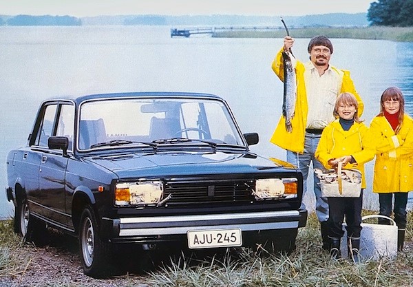 The Lada 1200/2105 is the best-selling vehicle in Finland over the period.