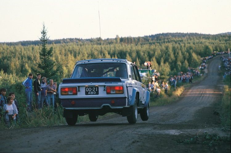 Lada VFTS in Finland Rally, 1984.