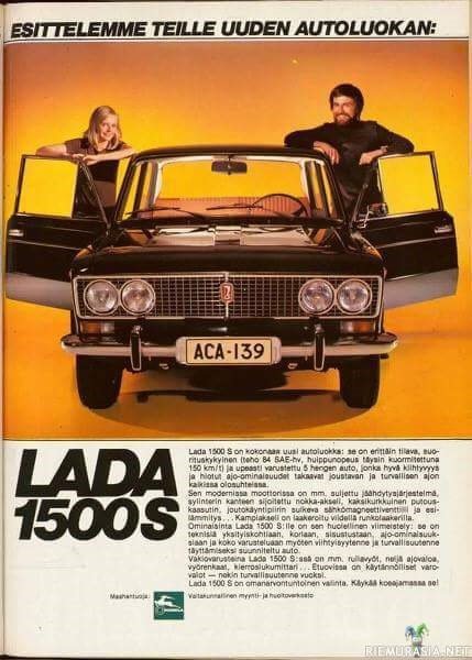 A Lada 1500S ad.