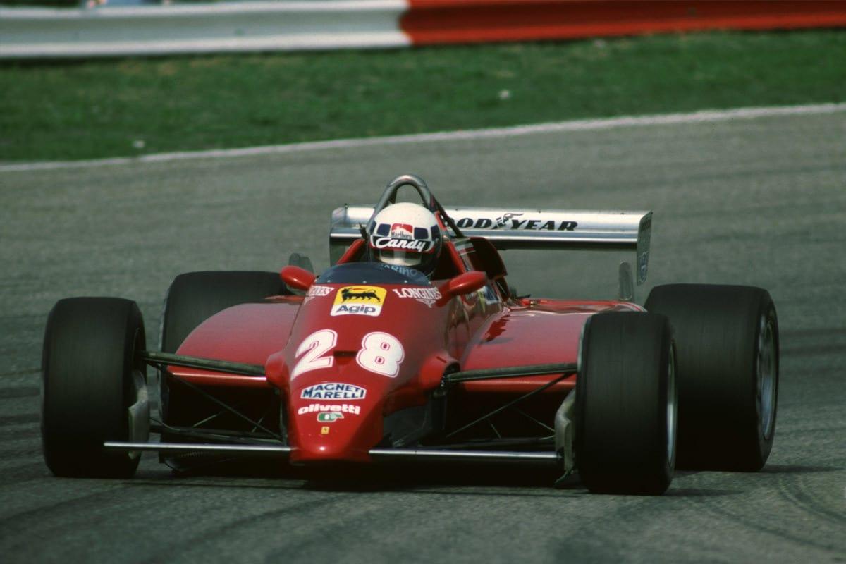 Didier Pironi at Hockenheim in 1982.