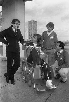Alain Prost, Didier Pironi, René Arnoux and Patrick Tambay.