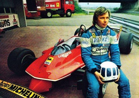 Didier Pironi at Ferrari’s Fiorano test track in 1982.