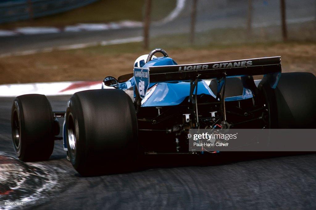Didier Pironi, Ligier Ford JS11/15, at Grand Prix of Belgium at Zolder.