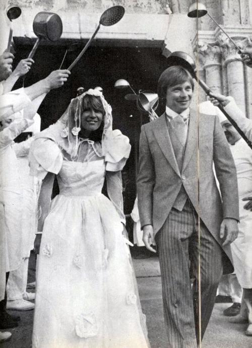 Didier and Catherine Pironi, wedding in 1982.