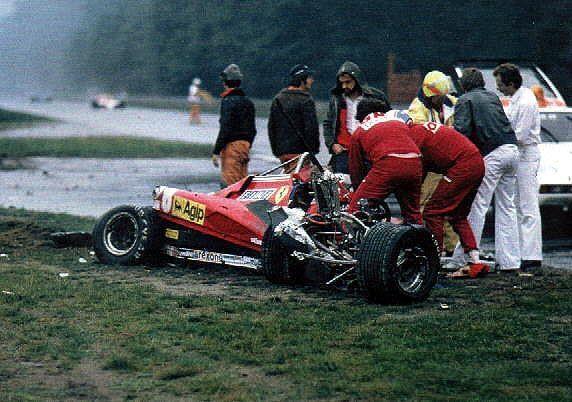 The accident of Didier Pironi,