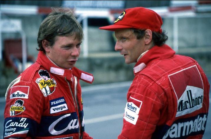 Didier Pironi and Niki Lauda.