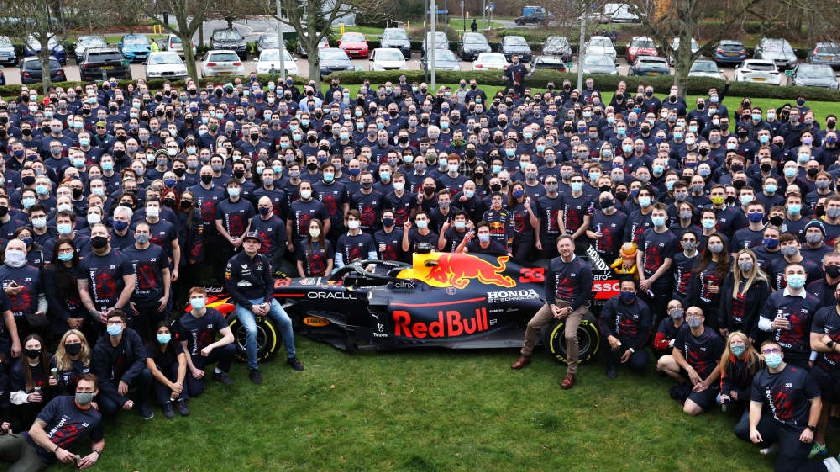 The Red Bull team.