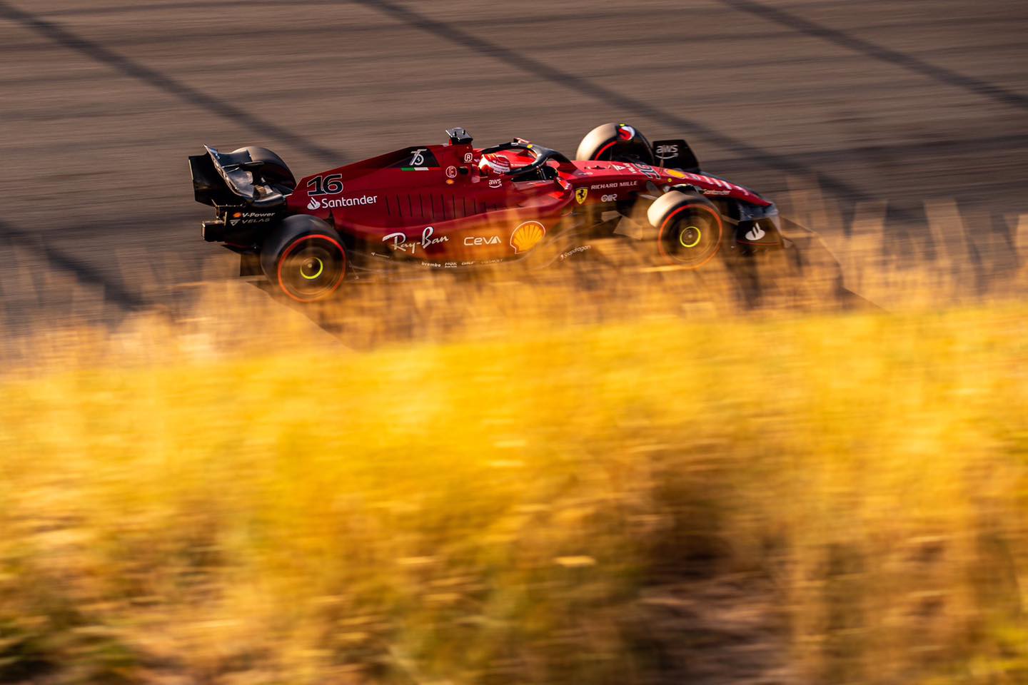 Charles Leclerc at Zandvoort in 2022.