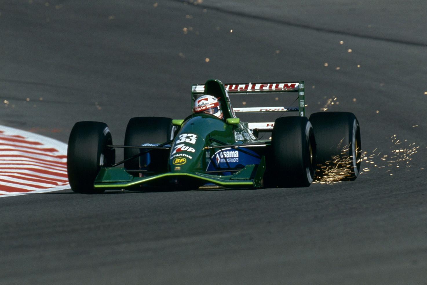 Andrea de Cesaris, Jordan 191 Ford, in 1991.