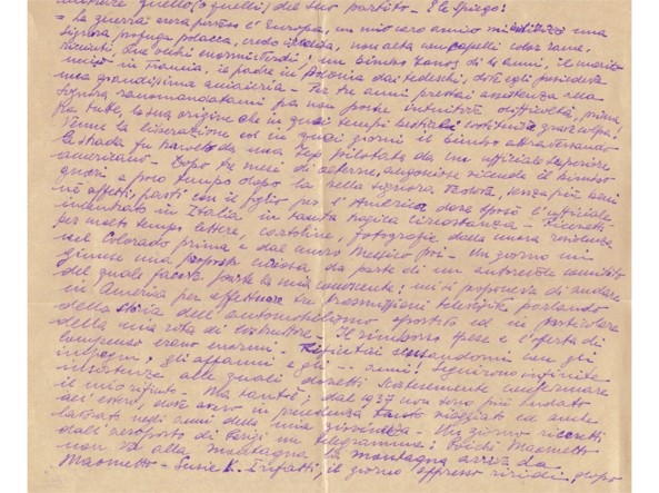 A letter from Enzo Ferrari to Fiamma Breschi.
