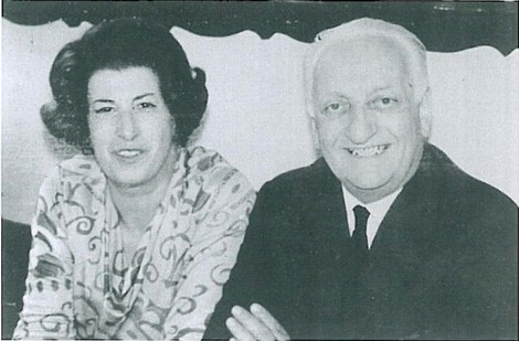 Enzo Ferrari and Lina Lardi.