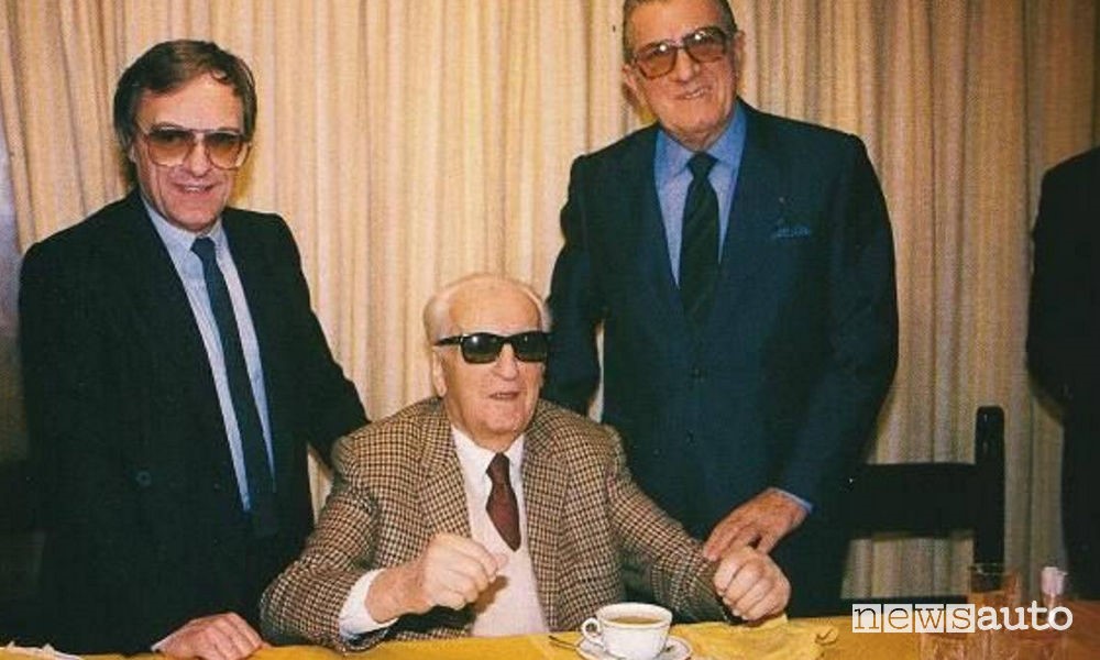 Bernie Ecclestone, Enzo Ferrari and Jean Marie Balestre.