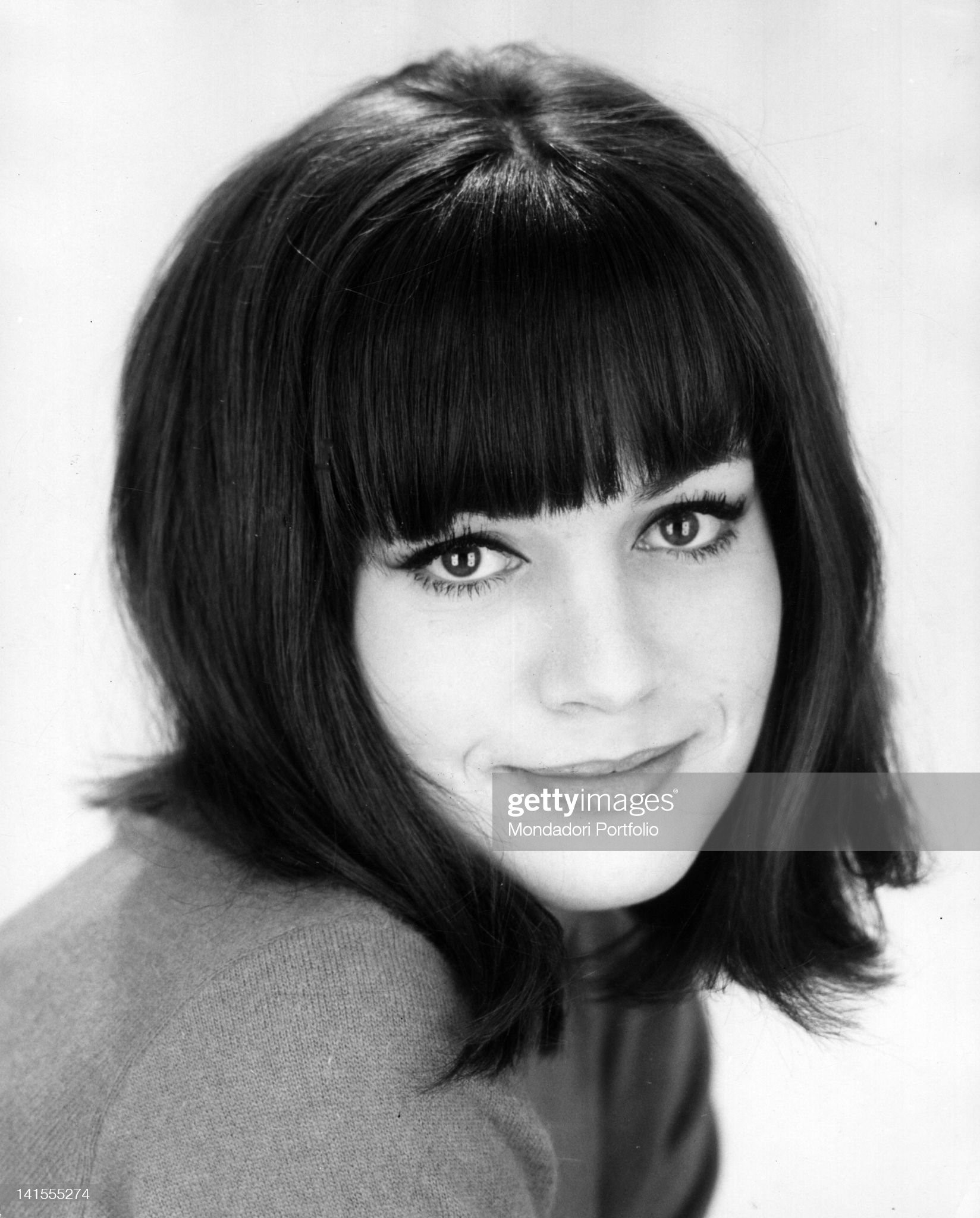 Portrait of French actress, singer, dancer and TV presenter Catherine Spaak in 1967. 